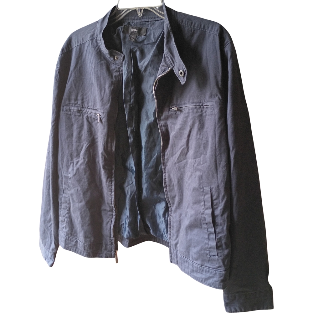 Mossimo Supply Co. Navy Lined Jacket